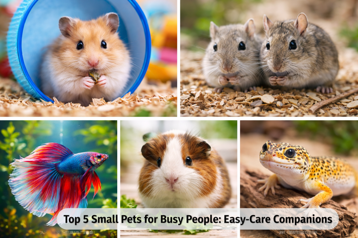 Top 5 Small Pets for Busy People: Easy-Care Companions for Your Busy Life