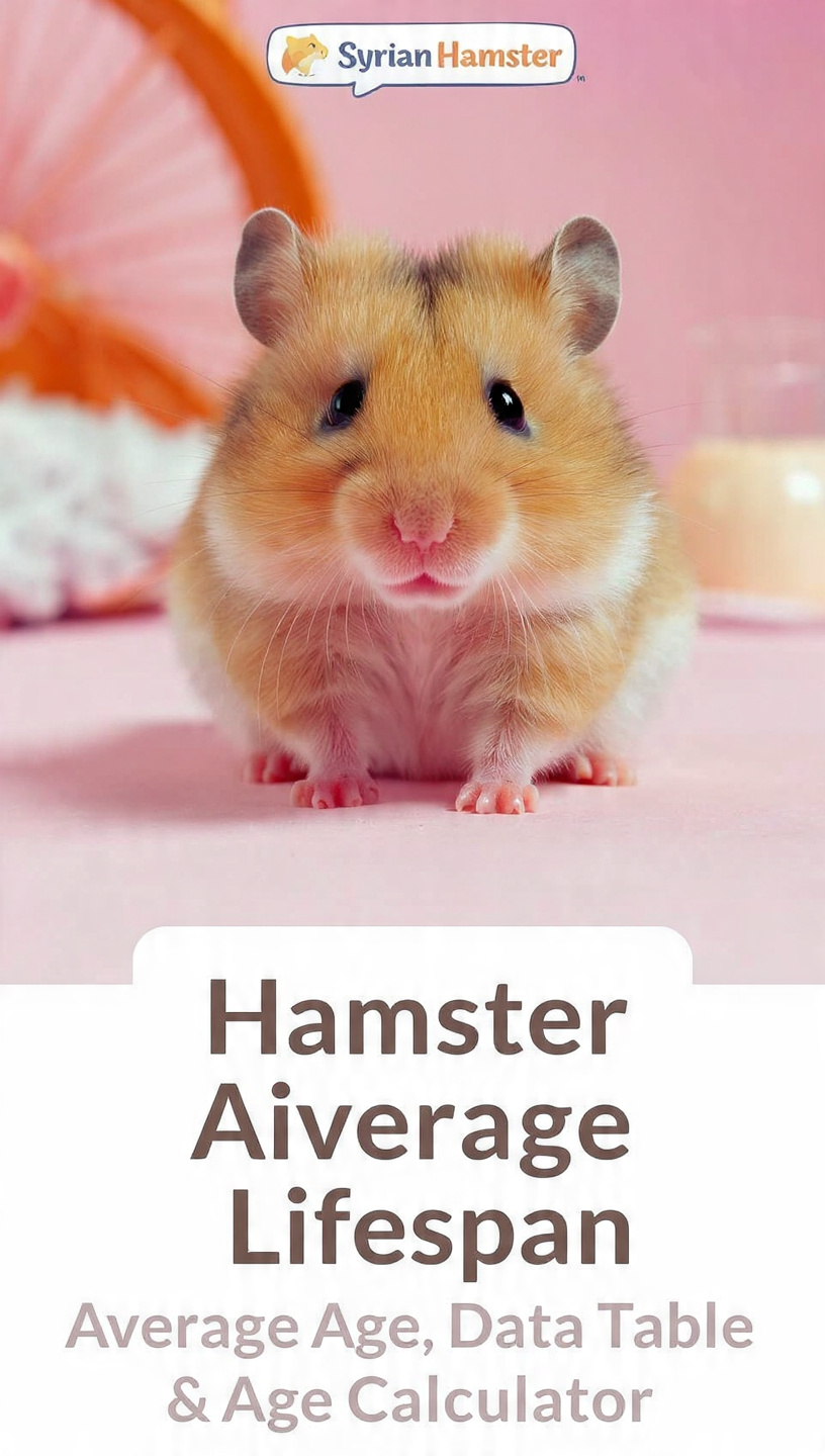 Hamster Average Lifespan: Average Age, Data Table & Age Calculator