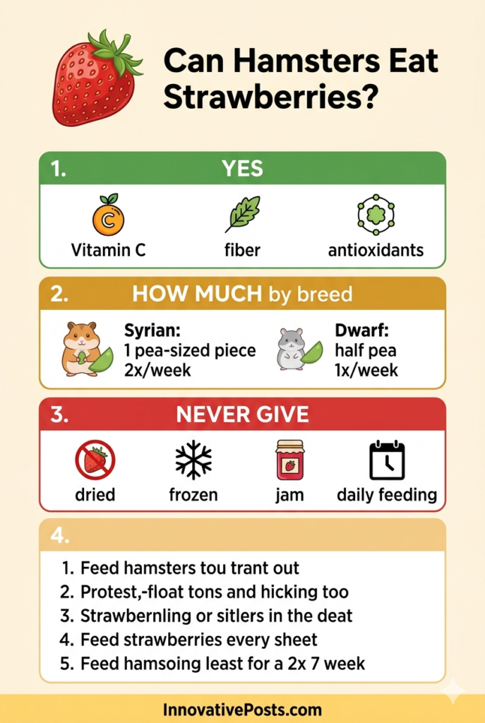 Can Hamsters Eat Strawberries? 