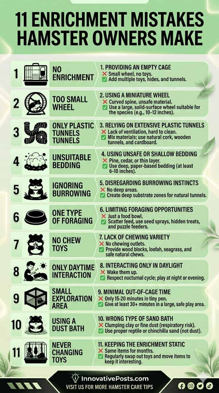 Infographic: 10 Reasons Why Your Hamster Is Not Eating