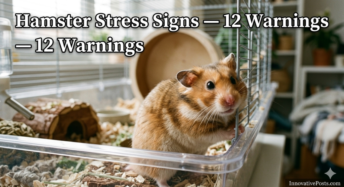 Hamster Stress Signs: 12 Warning Signs & How to Fix Them (2026)