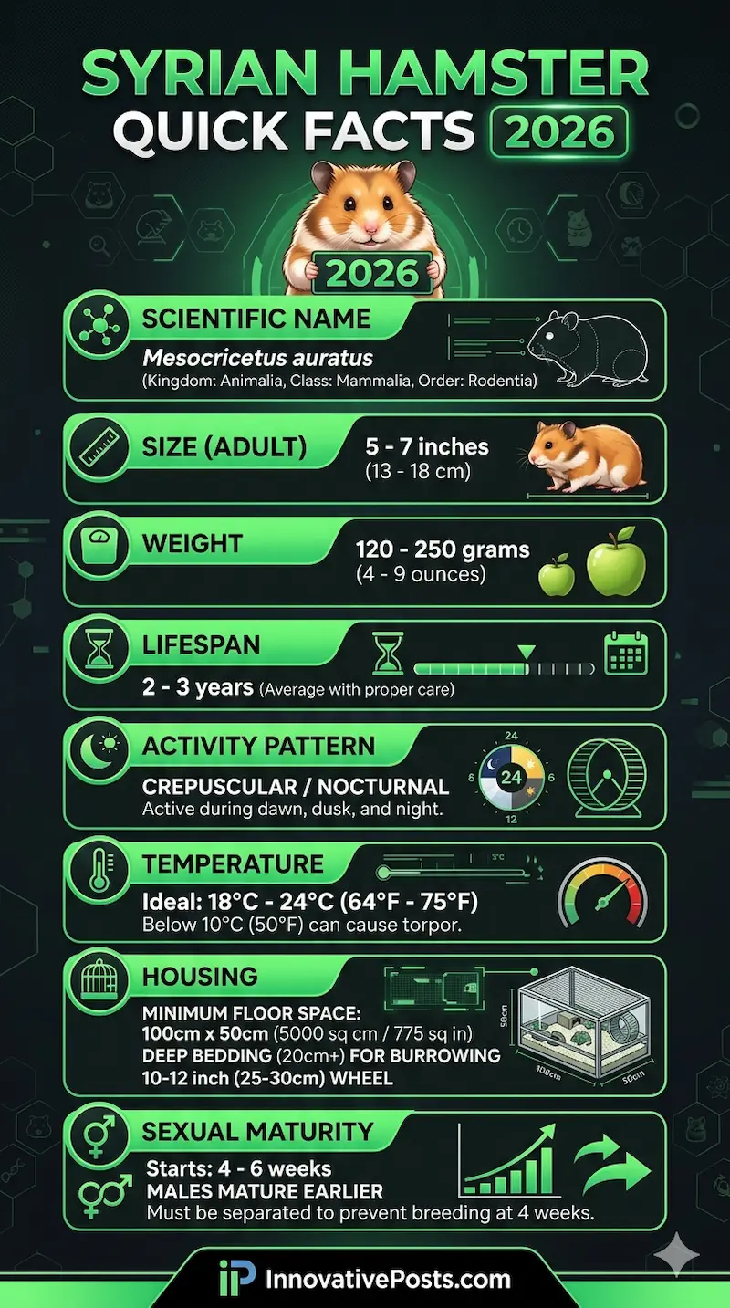 Infographic: 10 Reasons Why Your Hamster Is Not Eating